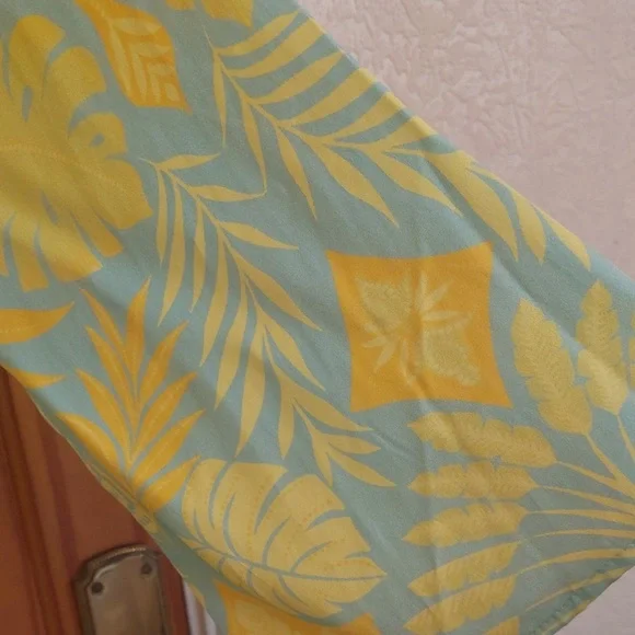 FAB NEVER FULLY DRESSED - ANGIE DRESS in BLUE PALM PRINT - US16 - NEW WITH TAGS! - Picture 9 of 13